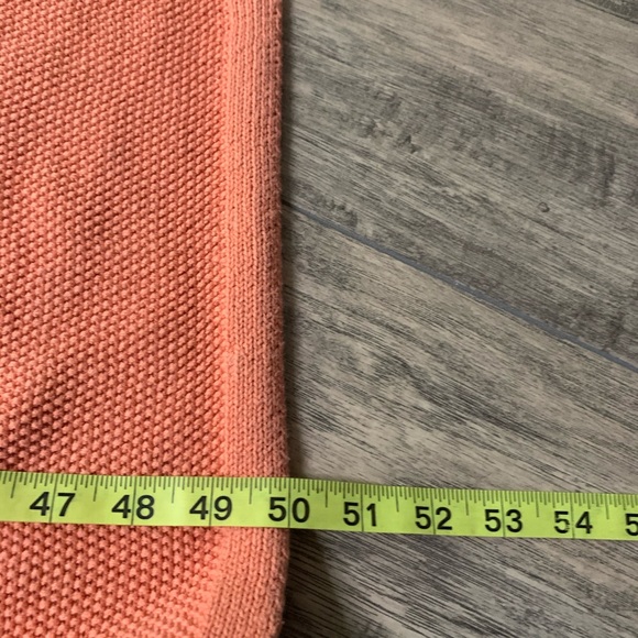 Woven Orange Blanket - Picture 3 of 4